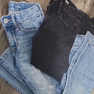 Old Navy Black and Blue Skinny Jeans for Women